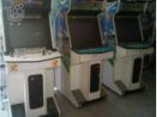 HΛΕΚΤΡΟΝΙΚΑ ΠΑΙΧΝΙΔΙΑ,ARCADE GAMES,POLYPAIXNIDA,PACMAN,VIRTUA STRAIKER